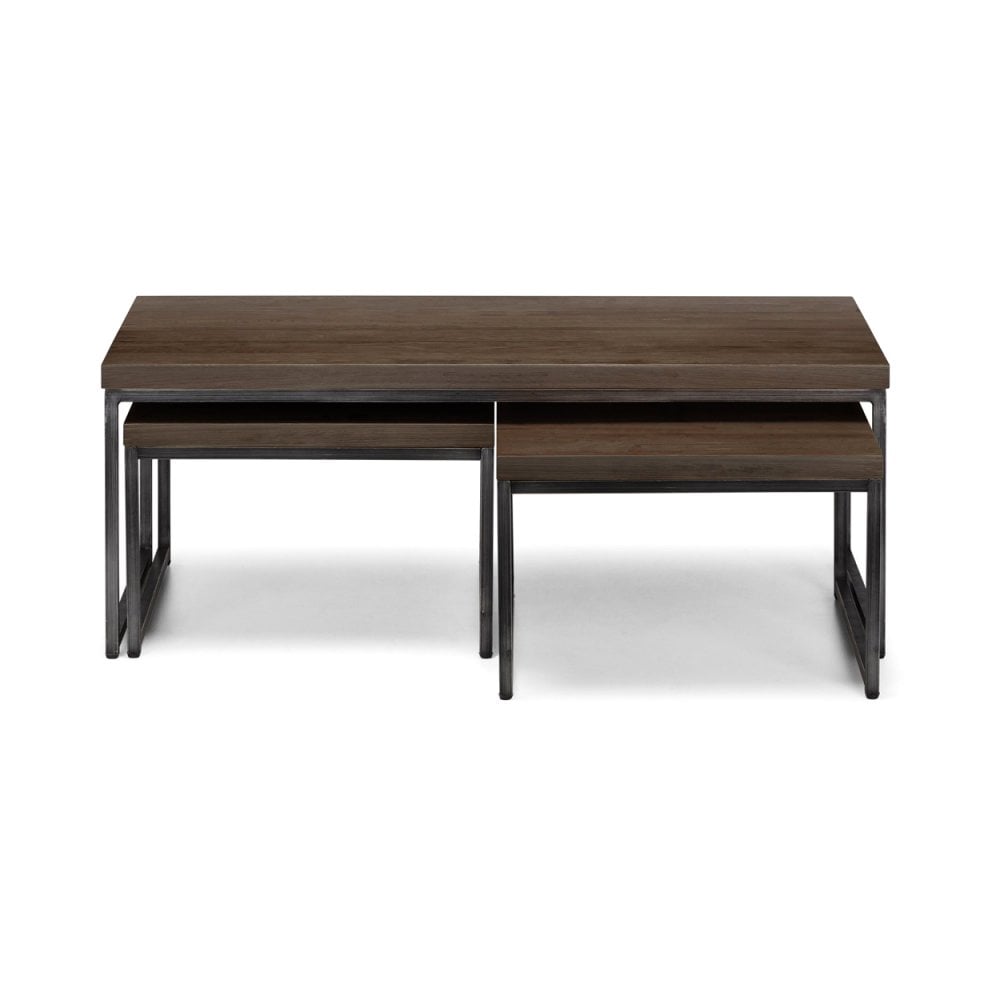 Brooklyn Nesting Coffee Tables - Dark Oak