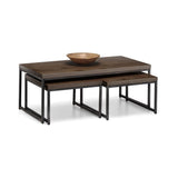 Brooklyn Nesting Coffee Tables - Dark Oak