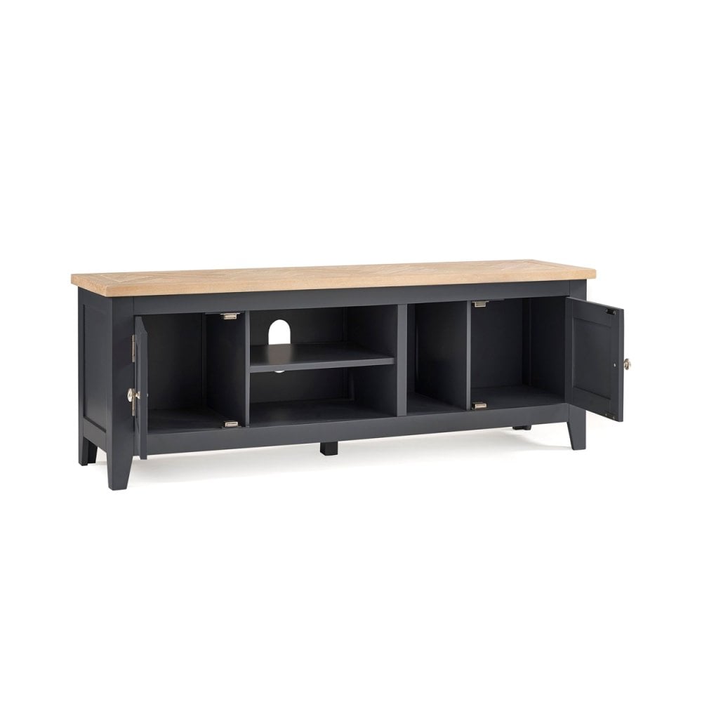 Bordeaux Tv Unit Dark Grey
