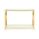 Miami Console Table - Gold