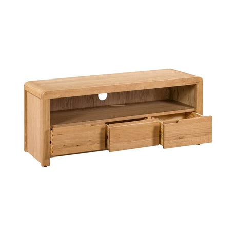Curve Oak Tv Unit