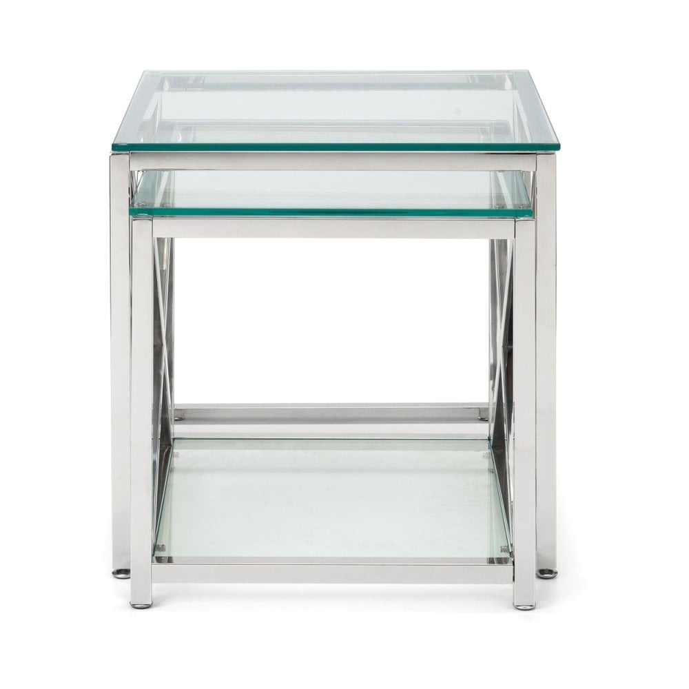 Miami Nest Of Tables - Silver