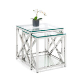Miami Nest Of Tables - Silver