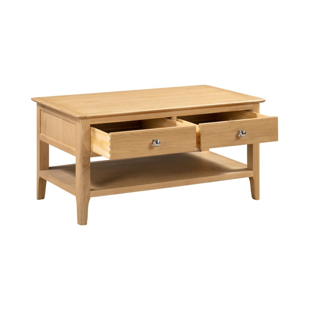 Cotswold Coffee Table With 2 Drawers