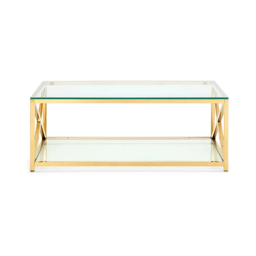 Miami Coffee Table - Gold