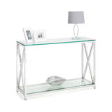 Miami Console Table - Silver