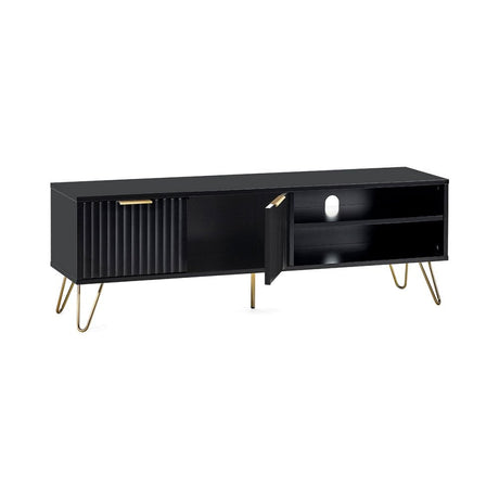 Murano Tv Unit - Matt Black