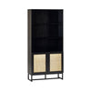 Padstow Tall Bookcase - Black