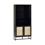 Padstow Tall Bookcase - Black
