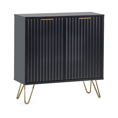 Murano Compact Sideboard - Matt Black