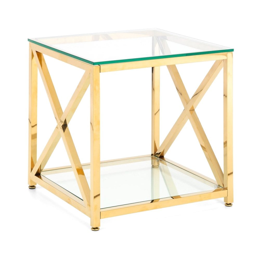 Miami Lamp Table - Gold