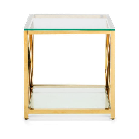 Miami Lamp Table - Gold