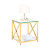 Miami Lamp Table - Gold