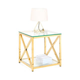 Miami Lamp Table - Gold