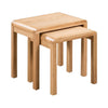 Curve Oak Nest Of 2 Tables