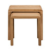 Curve Oak Nest Of 2 Tables