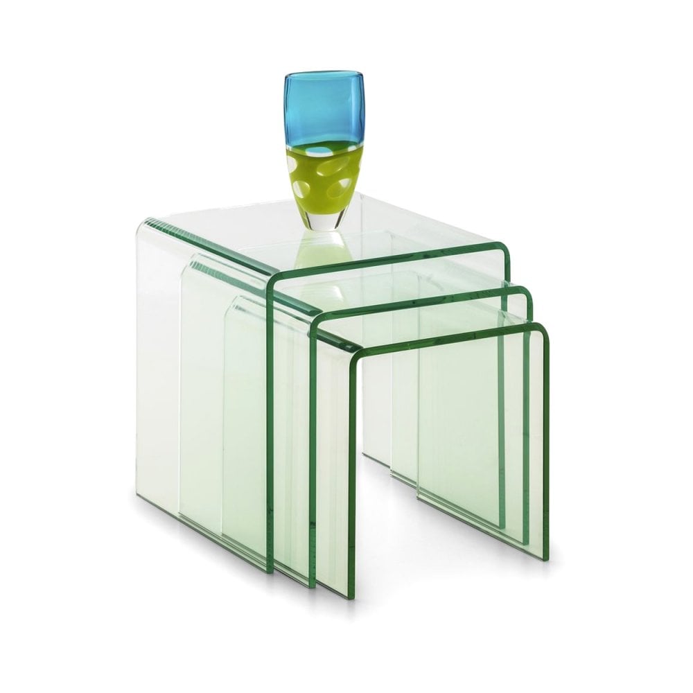 Amalfi Bent Glass Nest Of Tables