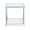 Miami Lamp Table - Silver