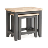 Bordeaux Nest Of Tables Dark Grey