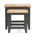Bordeaux Nest Of Tables Dark Grey
