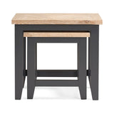 Bordeaux Nest Of Tables Dark Grey