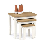 Davenport Ivory/Oak Nest Of Tables