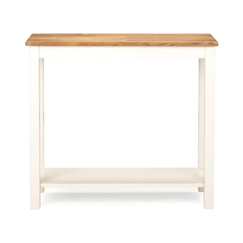 Coxmoor Console Table 90cm - Ivory & Oak