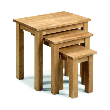 Coxmoor Nest Of 3 Tables - Oak