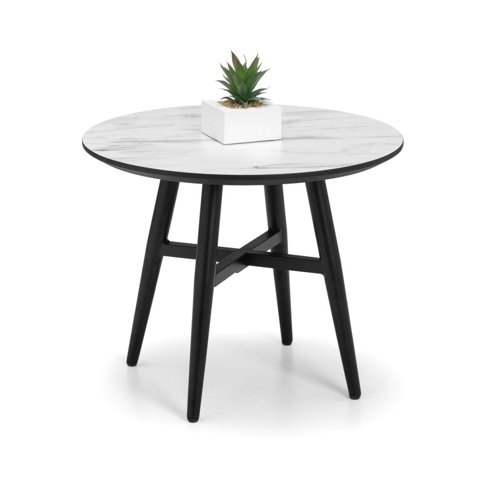 Firenze Marble Effect Lamp Table
