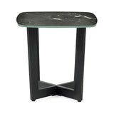 Olympus Lamp Table - Black Marble
