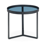Loft Lamp Table - Smoked Glass
