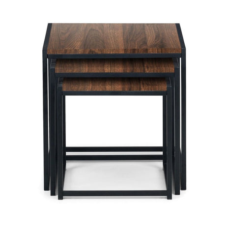 Tribeca Nest Of 3 Tables - Walnut