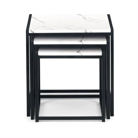 Tribeca Nest Of 3 Tables - White Marble