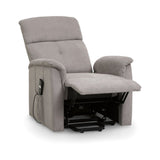 Ava Rise And Recline Chair Taupe Fabric