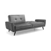 Monza Sofabed In Dark Grey Velvet