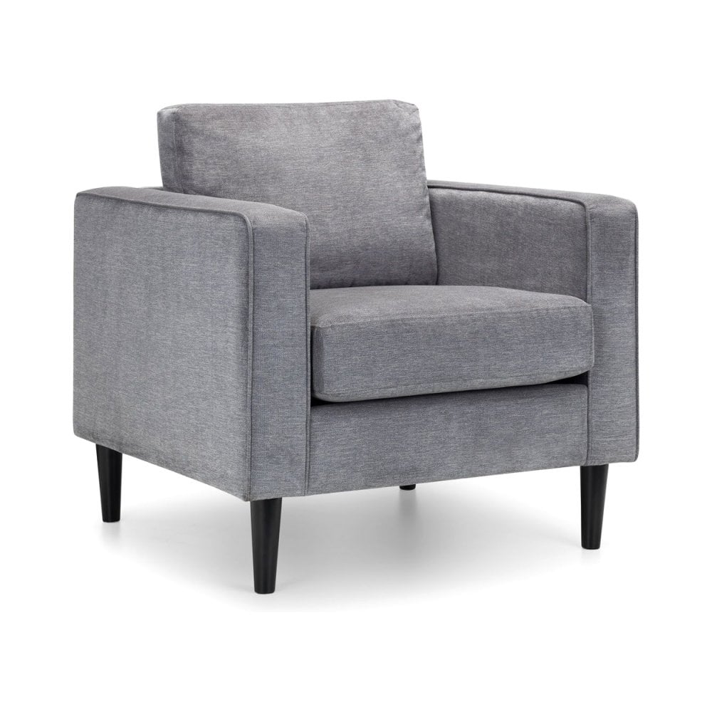 Hayward Chair - Grey Chenille Fabric