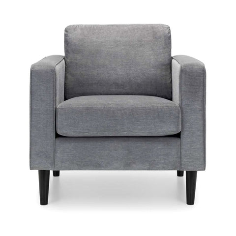 Hayward Chair - Grey Chenille Fabric