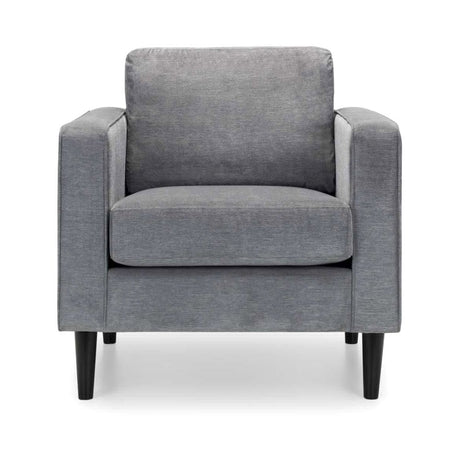 Hayward Chair - Grey Chenille Fabric