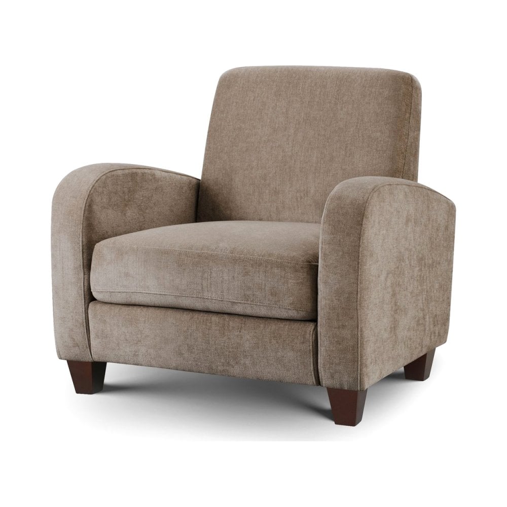 Vivo Chair In Mink Chenille Fabric