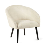 Amari Boucle Accent Chair - Ivory
