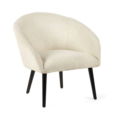 Amari Boucle Accent Chair - Ivory