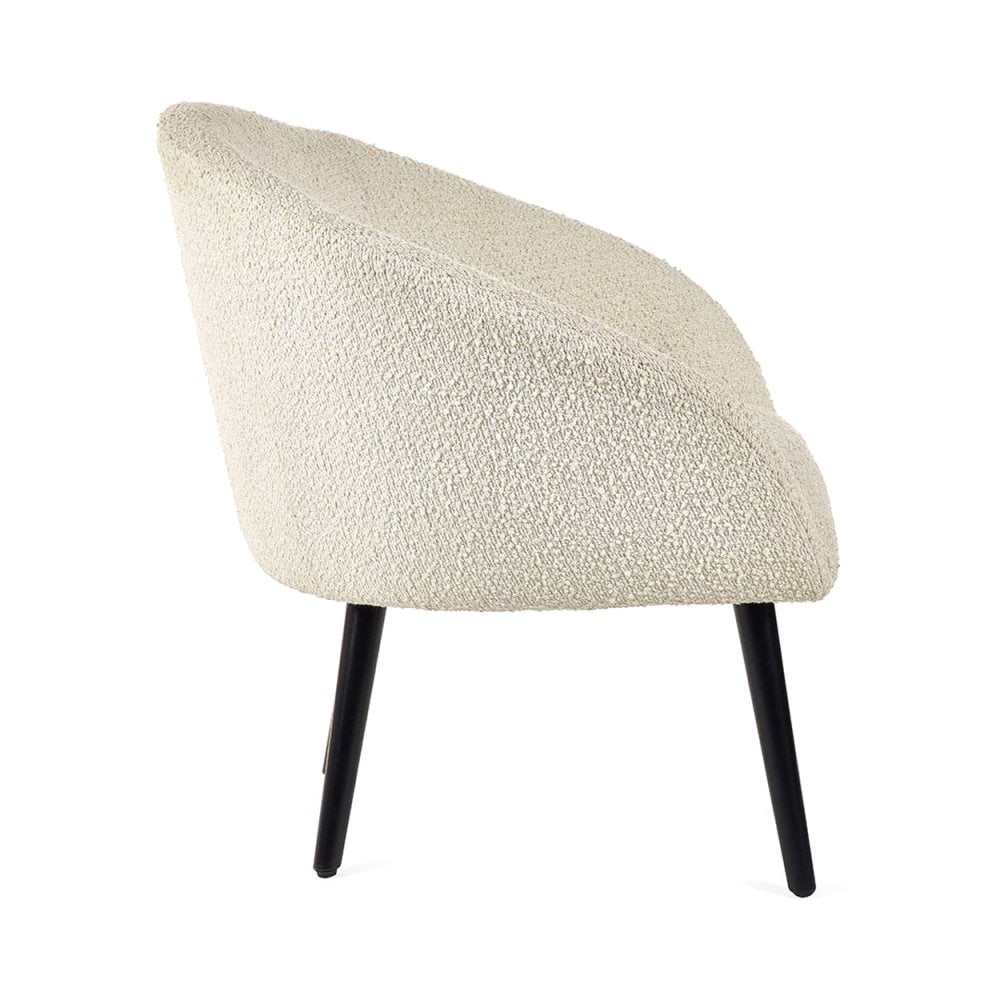 Amari Boucle Accent Chair - Ivory