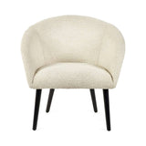 Amari Boucle Accent Chair - Ivory