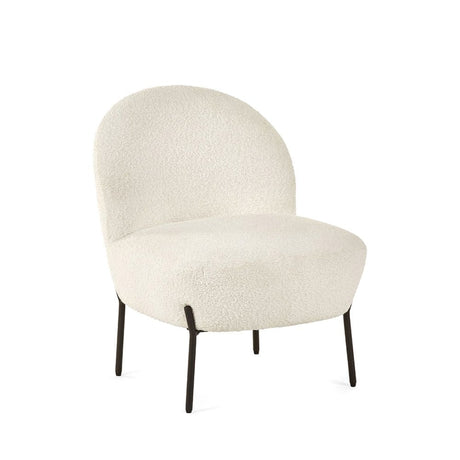 Lulu Boucle Accent Chair - Ivory