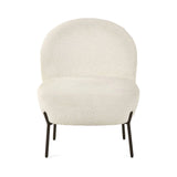 Lulu Boucle Accent Chair - Ivory