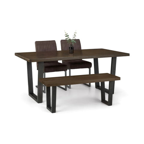 Brooklyn Dining Table - Dark Oak