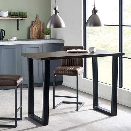 Brooklyn Bar Table Dark Oak