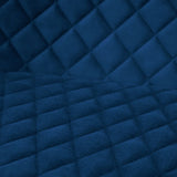 Luxe High Back Bench - Blue