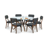 Chelsea Large 140cm Round Glass Table
