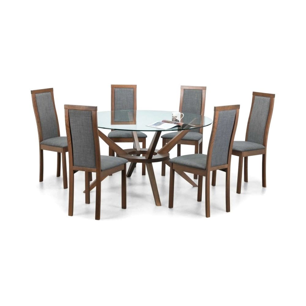 Chelsea Large 140cm Round Glass Table
